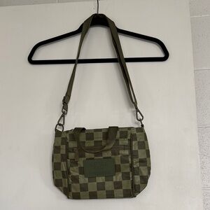 Aloha Collection Green Checkerboard Crossbody